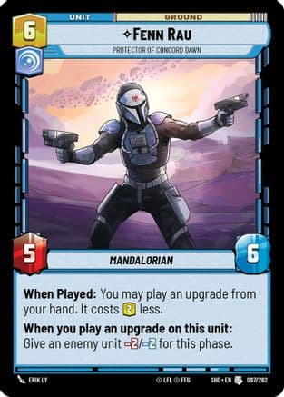 Fenn Rau - Protector of Concord Dawn |  (067/262)  [Shadows of the Galaxy]