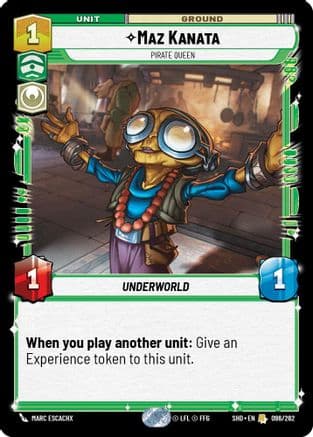 Maz Kanata - Pirate Queen |  (096/262)  [Shadows of the Galaxy]