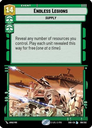 Endless Legions | Foil (109/262)  [Shadows of the Galaxy]