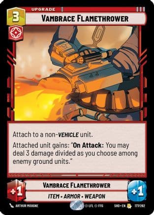 Vambrace Flamethrower |  (177/262)  [Shadows of the Galaxy]