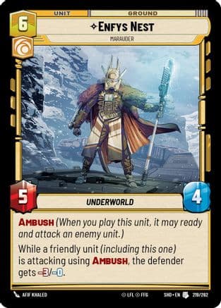 Enfys Nest - Marauder | Foil (219/262)  [Shadows of the Galaxy]
