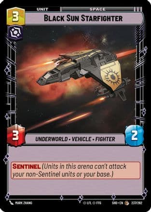 Black Sun Starfighter | Foil (237/262)  [Shadows of the Galaxy]
