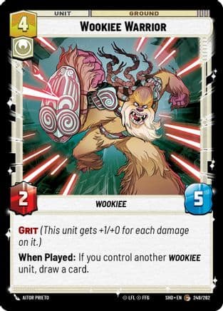 Wookiee Warrior | Foil (249/262)  [Shadows of the Galaxy]