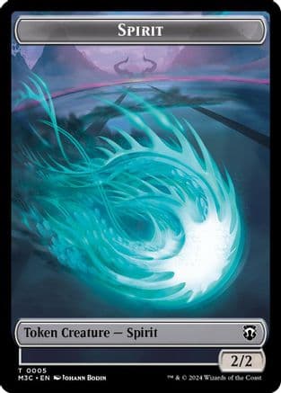 Spirit (Ripple Foil) // Eldrazi Double-Sided Token |  Foil (5 // 1) [Modern Horizons 3 Commander]