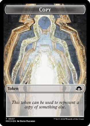 Copy (Ripple Foil) // Gremlin Double-Sided Token (37 // 23) [Modern Horizons 3]  Foil