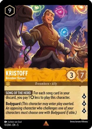 Kristoff - Reindeer Keeper (13/204) [Shimmering Skies] Cold Foil
