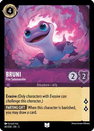 Bruni - Fire Salamander (40/204) [Shimmering Skies] Cold Foil