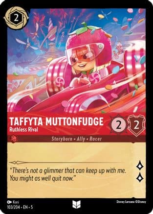 Taffyta Muttonfudge - Ruthless Rival (103/204) [Shimmering Skies] Cold Foil