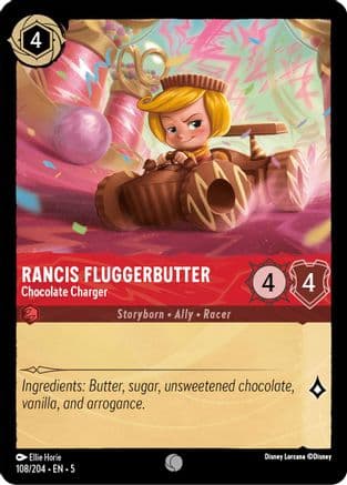 Rancis Fluggerbutter - Chocolate Charger (108/204) [Shimmering Skies] Cold Foil
