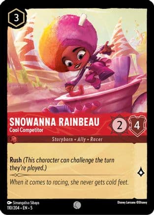 Snowanna Rainbeau - Cool Competitor (110/204) [Shimmering Skies] Cold Foil