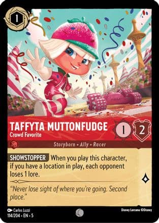 Taffyta Muttonfudge - Crowd Favorite (114/204) [Shimmering Skies] Cold Foil