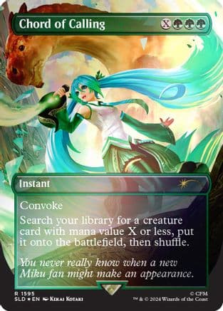 Chord of Calling (Rainbow Foil) (1595) [Secret Lair Drop Series]  Foil