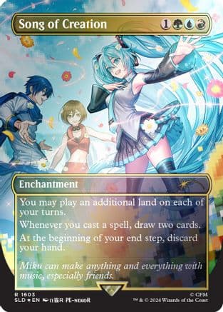 Song of Creation (Rainbow Foil) (1603) [Secret Lair Drop Series]  Foil