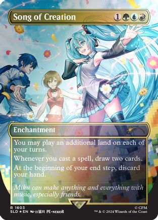 Song of Creation (Rainbow Foil) (1603) [Secret Lair Drop Series]  Foil