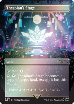 Thespian's Stage (Rainbow Foil) (1607) [Secret Lair Drop Series]  Foil