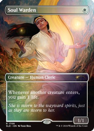 Soul Warden (Rainbow Foil) (1708) [Secret Lair Drop Series]  Foil