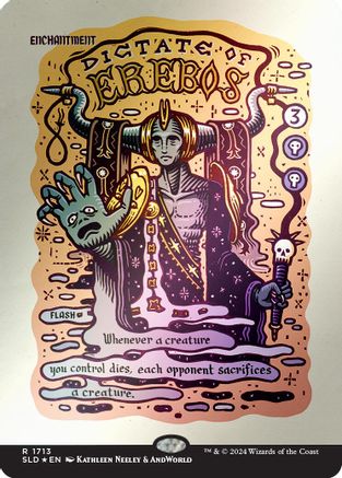 Dictate of Erebos (Rainbow Foil) (1713) [Secret Lair Drop Series]  Foil