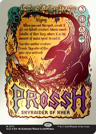 Prossh, Skyraider of Kher (Rainbow Foil) (1717) [Secret Lair Drop Series]  Foil
