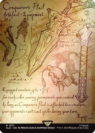 Conqueror's Flail (Rainbow Foil) (1571) [Secret Lair Drop Series]  Foil