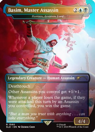 Basim, Master Assassin - Ramses, Assassin Lord (Rainbow Foil) (1560) [Secret Lair Drop Series]  Foil