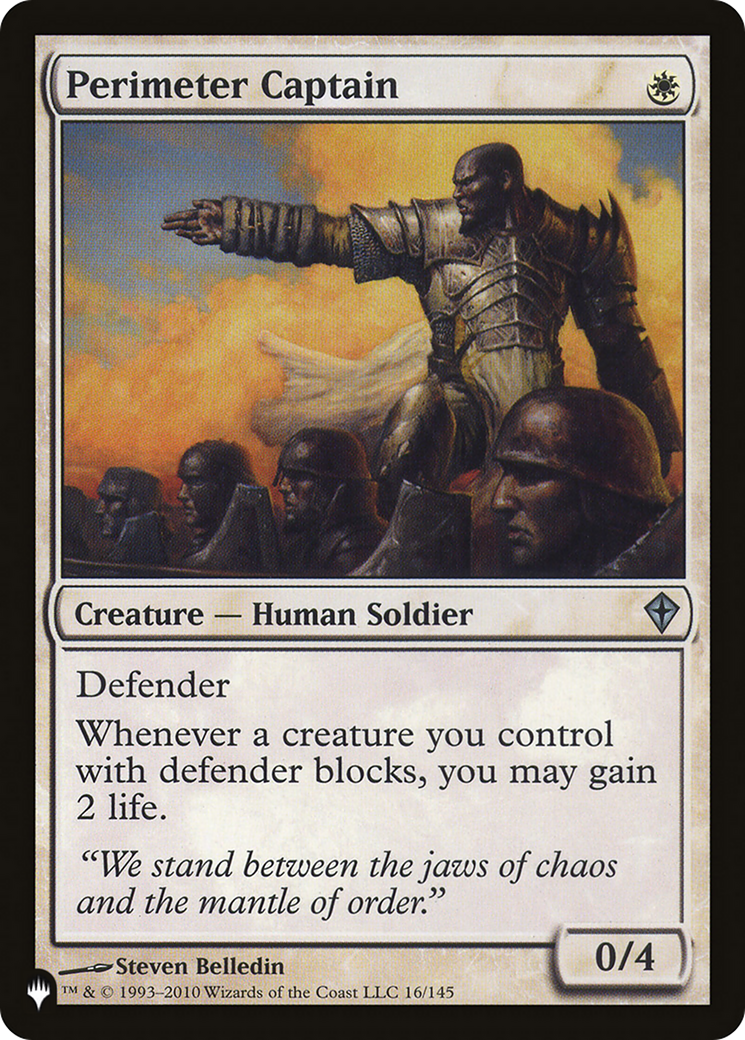 Perimeter Captain |  (WWK-16) [The List]
