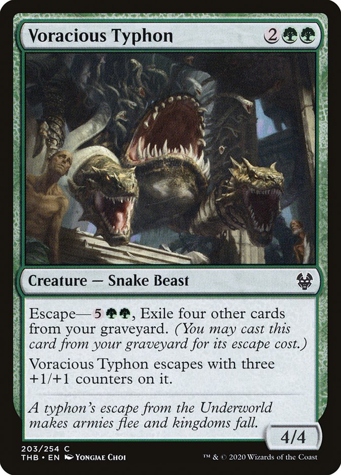 Voracious Typhon 203/254 (Theros Beyond Death)  - Foil