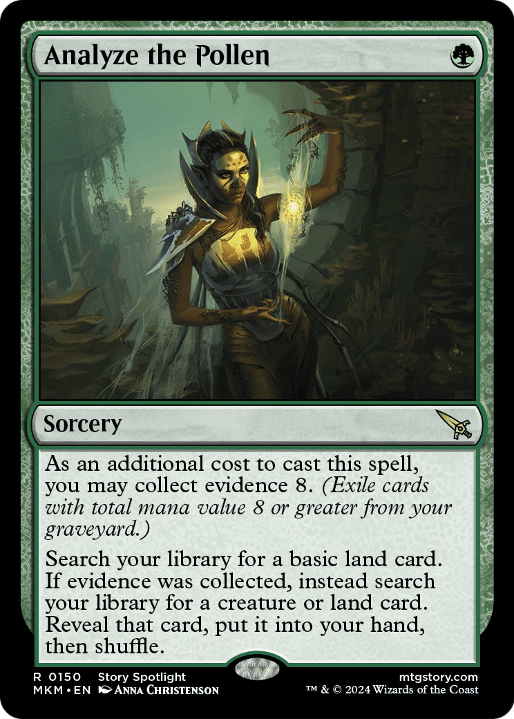 Analyze the Pollen [Murders at Karlov Manor] Foil