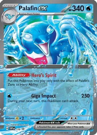 Palafin ex 126- SV Scarlet & Violet Promo Cards Holofoil
