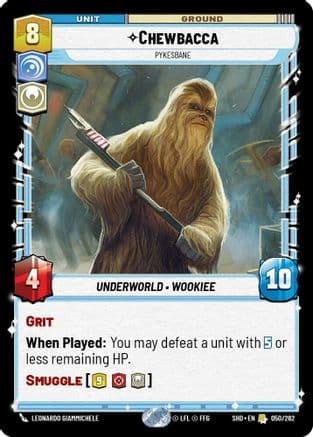 Chewbacca - Pykesbane | Foil (050/262)  [Shadows of the Galaxy]