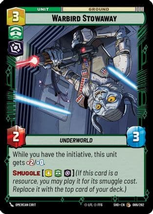 Warbird Stowaway |  (086/262)  [Shadows of the Galaxy]