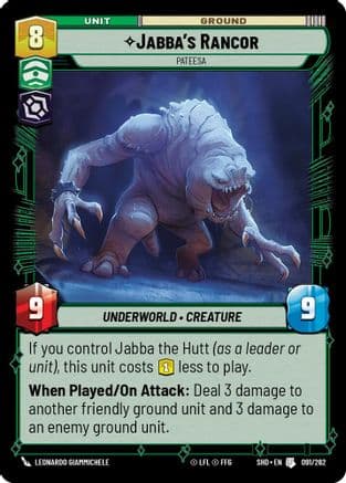 Jabba's Rancor - Pateesa |  (091/262)  [Shadows of the Galaxy]