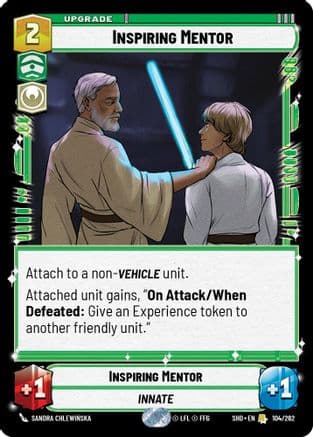 Inspiring Mentor | Foil (104/262)  [Shadows of the Galaxy]
