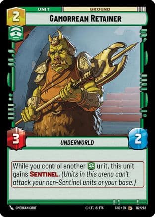 Gamorrean Retainer |  (112/262)  [Shadows of the Galaxy]