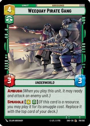 Weequay Pirate Gang | Foil (119/262)  [Shadows of the Galaxy]