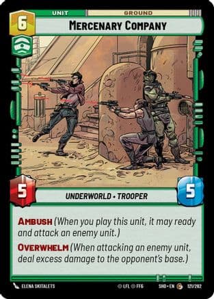 Mercenary Company | Foil (121/262)  [Shadows of the Galaxy]