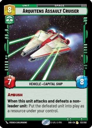 Arquitens Assault Cruiser | Foil (122/262)  [Shadows of the Galaxy]