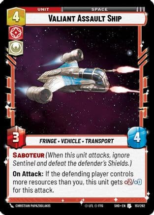 Valiant Assault Ship |  (151/262)  [Shadows of the Galaxy]
