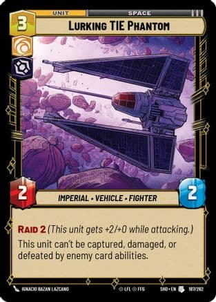 Lurking TIE Phantom |  (187/262)  [Shadows of the Galaxy]