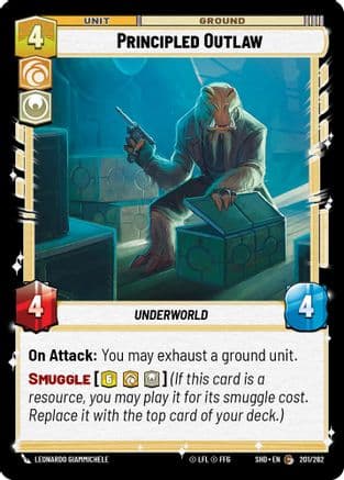 Principled Outlaw | Foil (201/262)  [Shadows of the Galaxy]
