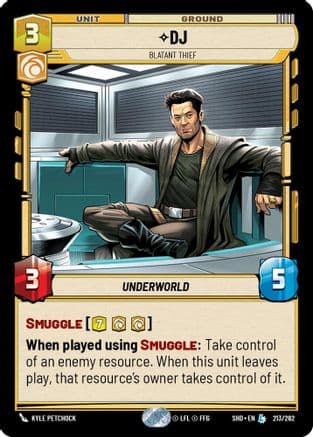 DJ - Blatant Thief | Foil (213/262)  [Shadows of the Galaxy]