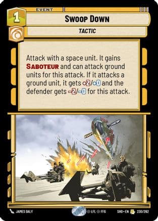 Swoop Down | Foil (230/262)  [Shadows of the Galaxy]