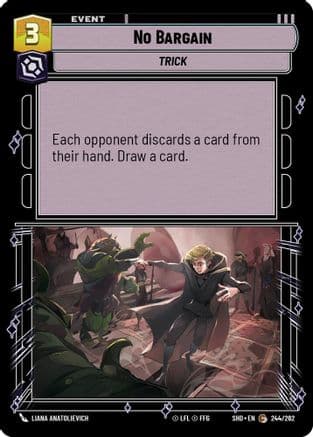 No Bargain | Foil (244/262)  [Shadows of the Galaxy]