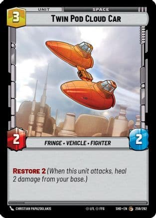 Twin Pod Cloud Car | Foil (259/262)  [Shadows of the Galaxy]