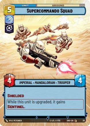 Supercommando Squad (Hyperspace) | Foil (311)  [Shadows of the Galaxy]