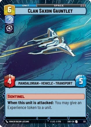 Clan Saxon Gauntlet (Hyperspace) |  (312)  [Shadows of the Galaxy]