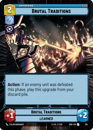 Brutal Traditions (Hyperspace) |  (315)  [Shadows of the Galaxy]