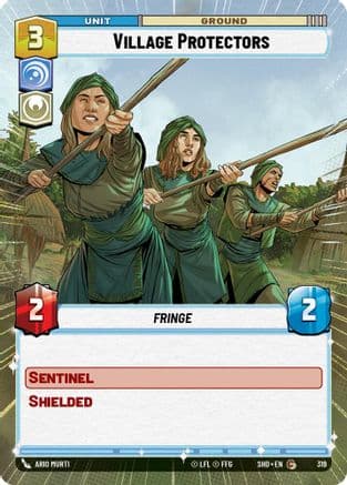 Village Protectors (Hyperspace) | Foil (319)  [Shadows of the Galaxy]