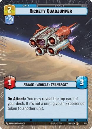 Rickety Quadjumper (Hyperspace) |  (332)  [Shadows of the Galaxy]
