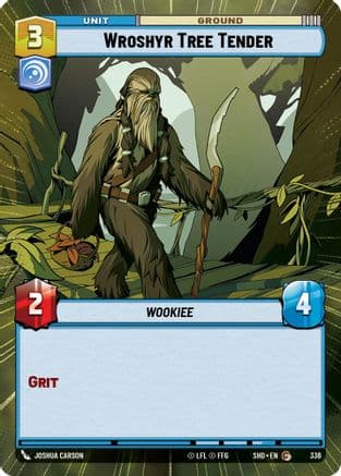 Wroshyr Tree Tender (Hyperspace) | Foil (336)  [Shadows of the Galaxy]