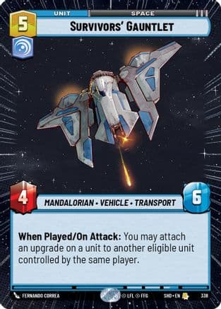 Survivors' Gauntlet (Hyperspace) | Foil (338)  [Shadows of the Galaxy]